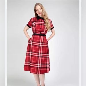 Bright and Beautiful Nia dress by Collectif UK18 XXL NWT